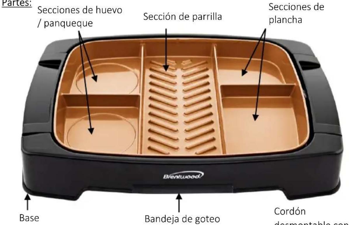 Brentwood TS-825 - GUARDE ESTAS INSTRUCCIONES COMO REFERENCIA - 1