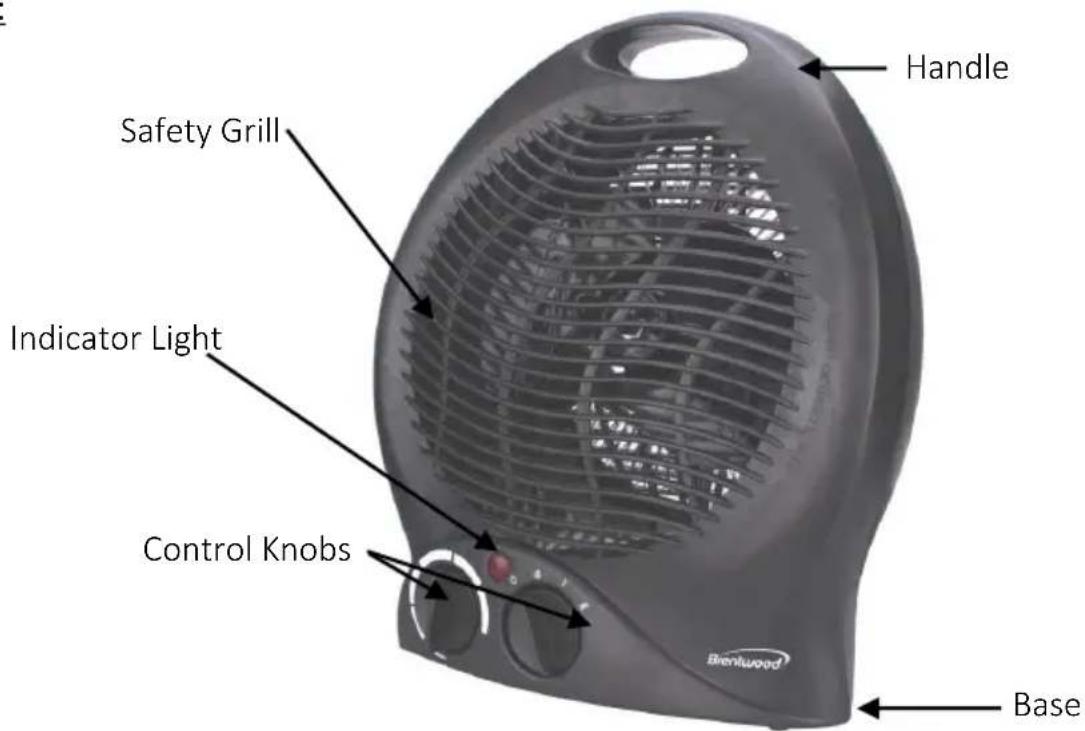 Brentwood H-F301BK - SAVE THESE INSTRUCTIONS FOR FUTURE REFERENCE - 1