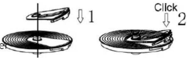 Brentwood FP-581 - ASSEMBLE THE BLADE DISC: - 1