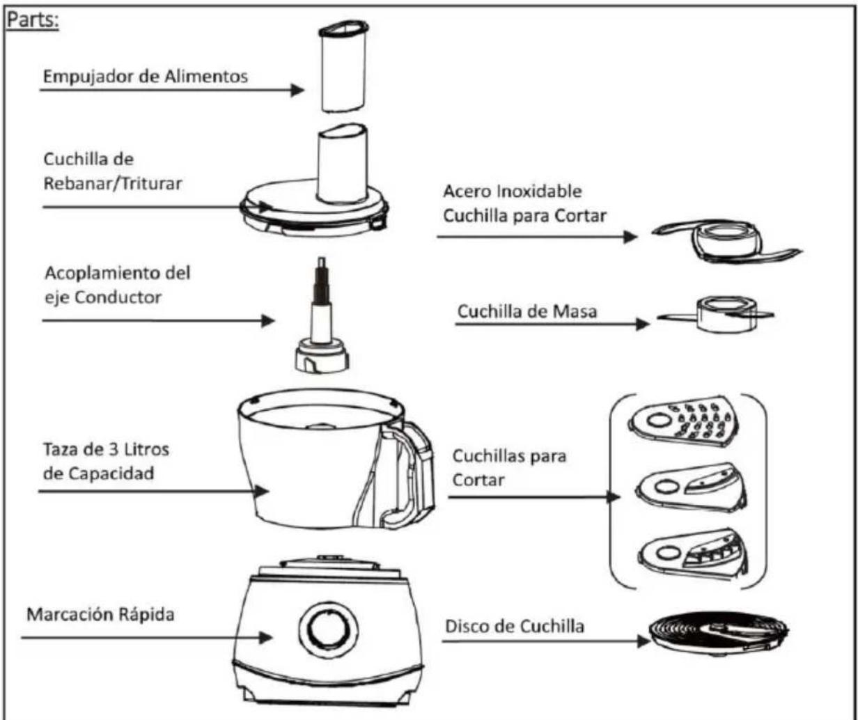 Brentwood FP-581 - LEA TODAS LAS INSTRUCTIONES ANTES DE USAR - 2