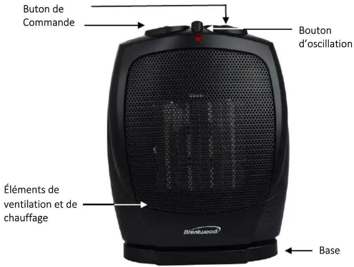 Brentwood H-C1600 - Pièces: - 1