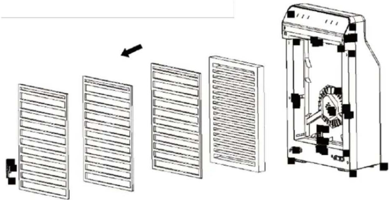 Brentwood AP-4100W - Sustituir la Malla Filtrante - 1