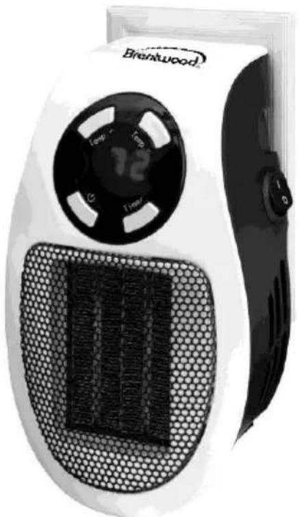 Brentwood H-C350W - PERSONAL SPACE HEATER - 1