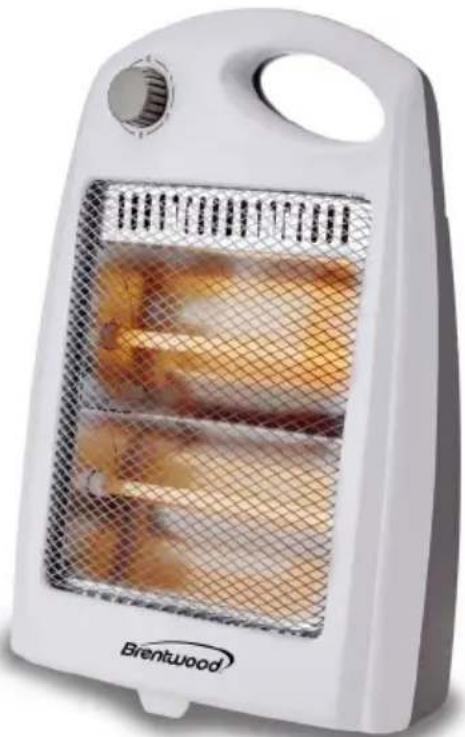 Brentwood H-Q801W - PORTABLE SPACE HEATER CALENTADOR ESPACIAL PORTÁTIL RÉCHAUFFEUR D'ESPACE PORTATIF - 1