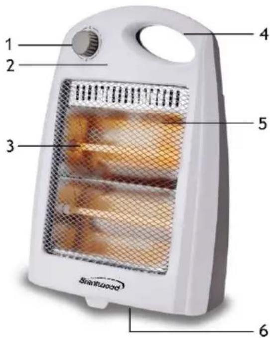 Brentwood H-Q801W - PARTIES DU CHAUFFAGE - 1