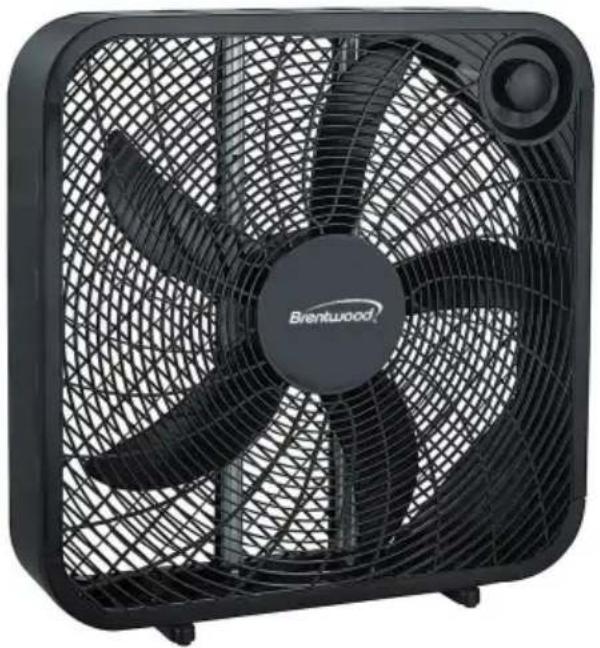 Brentwood F-20SB - VENTILATEUR DE BOÎTE DE 50 CM - 1