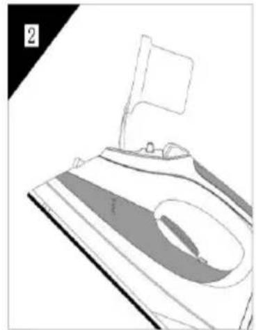 Brentwood MPI-59W - Selecting Shot-Steam and Steam when Ironing Vertically: - 5