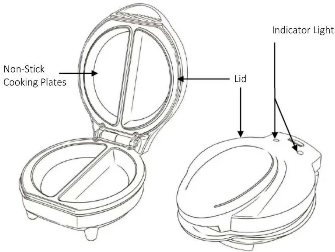 Brentwood TS-255 - Parts: - 1