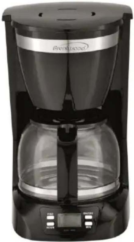 Brentwood TS-219BK - CUP DIGITAL COFFEE MAKER CAFETERA DE 10 VASOS / CAFETIÈRE FILTRE 10 TASSES - 1