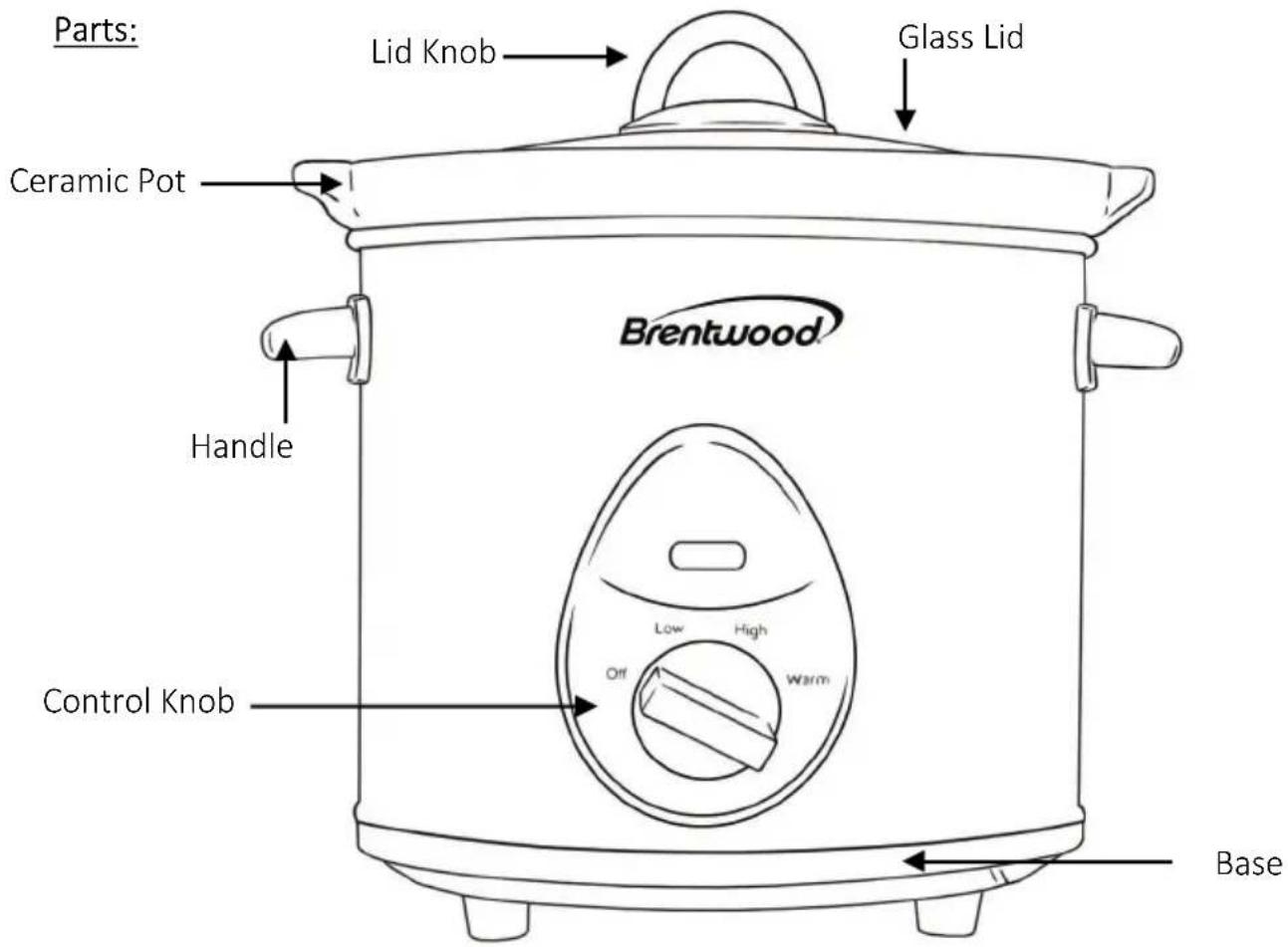 Brentwood SC-130S - FOR HOUSEHOLD USE ONLY! READ THESE INSTRUCTIONS &amp; SAVE FOR FUTURE REFERENCE - 1