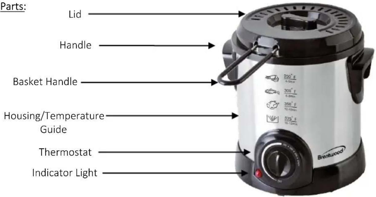 Brentwood DF-701 - LEA TODAS LAS INSTRUCTIONES ANTES DE USAR - 1