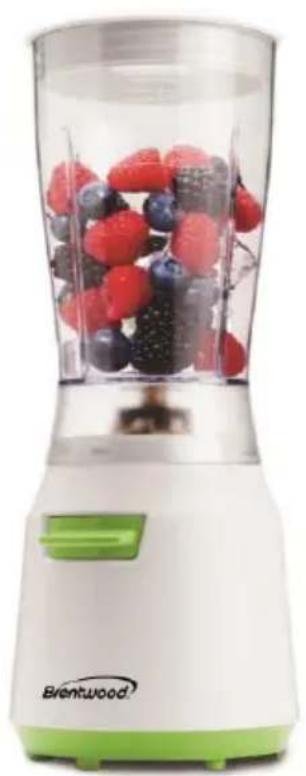 Brentwood JB-191BK - LICUADORA BLEND-TO-GO/MÉLANGEUR DE VOYAGE - 1