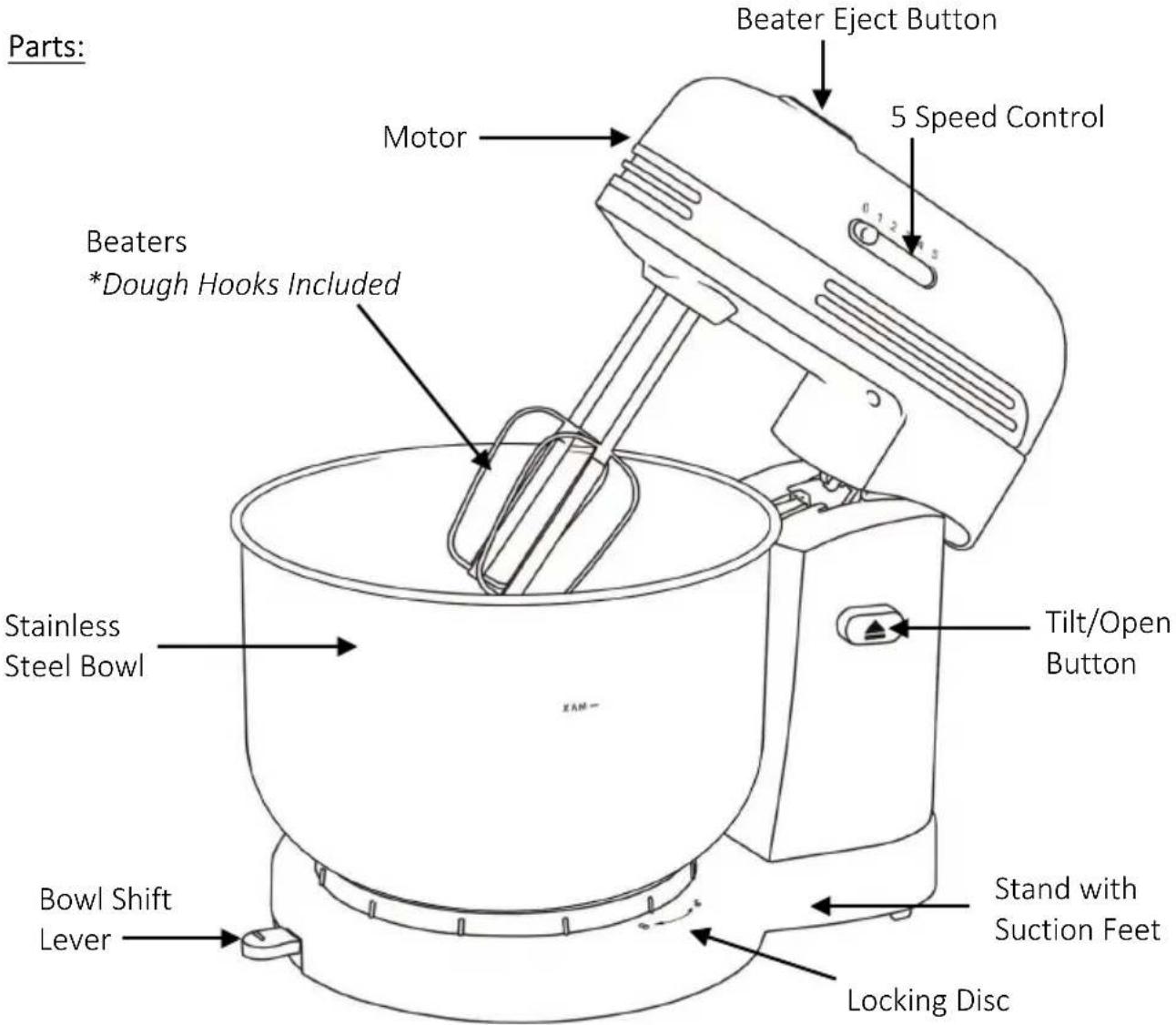 Brentwood SM-1162BL - READ ALL INSTRUCTIONS BEFORE USE - 2