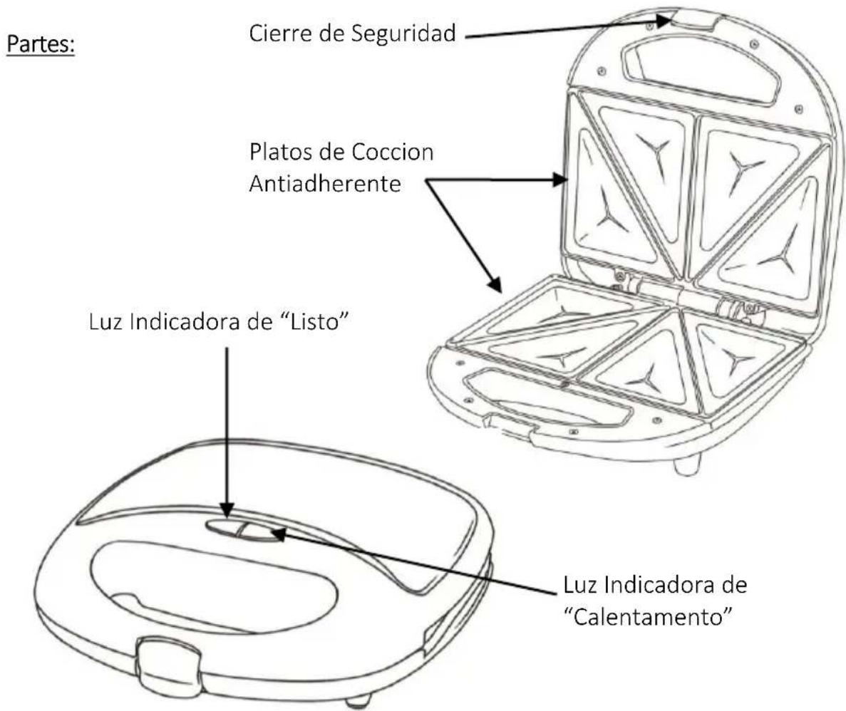 Brentwood TS-240B - LEA TODAS LAS INSTRUCTIONES ANTES DE USAR - 2