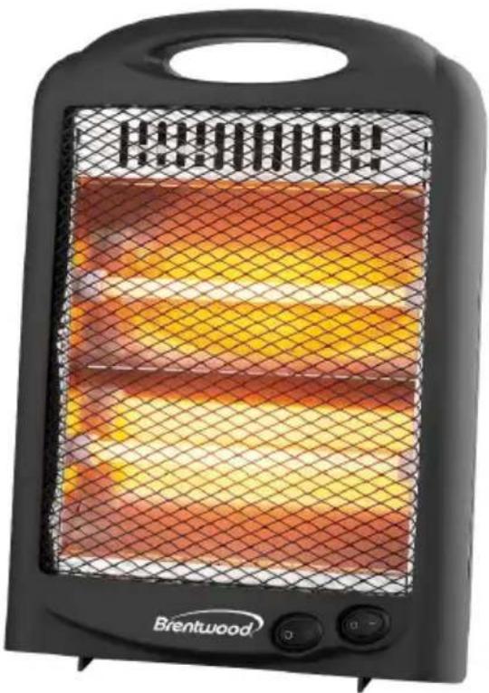 Brentwood H-Q600W - PORTABLE SPACE HEATER CALENTADOR ESPACIAL PORTÁTIL RÉCHAUFFEUR D'ESPACE PORTATIF - 1