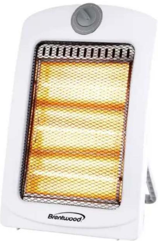 Brentwood H-Q1000W - PORTABLE SPACE HEATER CALENTADOR ESPACIAL PORTÁTIL RÉCHAUFFEUR D'ESPACE PORTATIF - 1