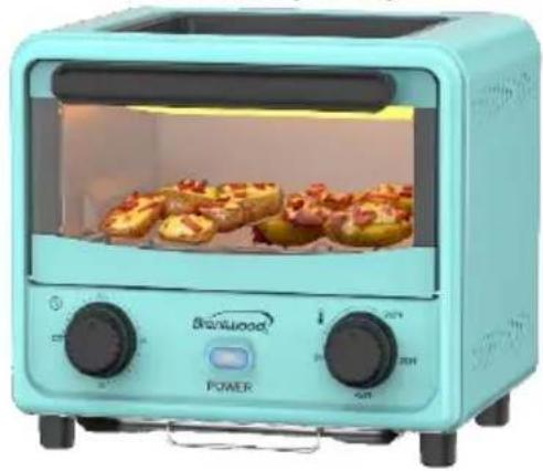 Brentwood TS-3430BL - MINI TOASTER OVEN (3L) - 1