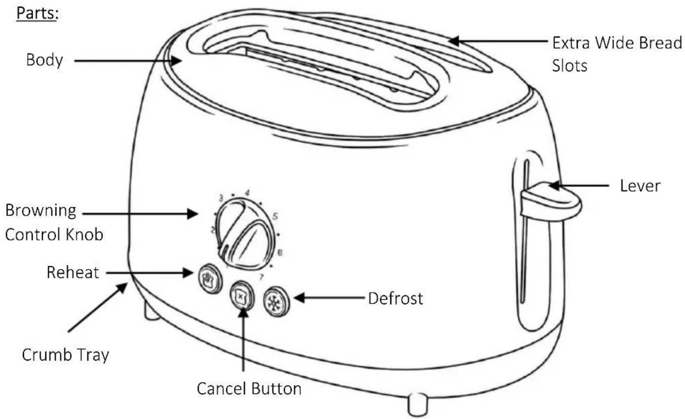 Brentwood TS-270BK - SAVE THESE INSTRUCTIONS FOR FUTURE REFERENCE - 2