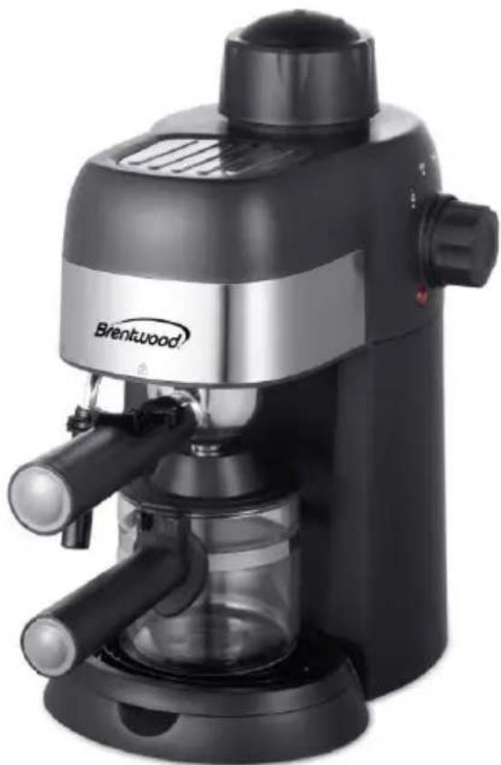 Brentwood GA-134BK - ESPRESSO &amp; CAPPPUCCINO MAKER - 1