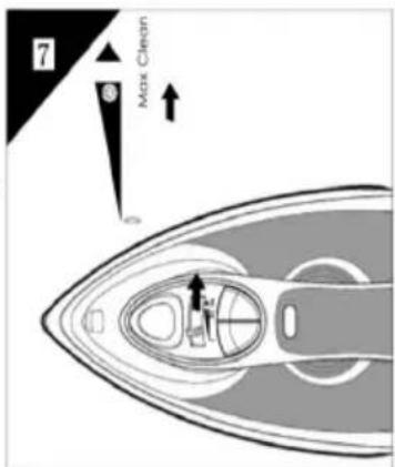Brentwood MPI-59R - Selecting Shot-Steam and Steam when Ironing Vertically: - 4