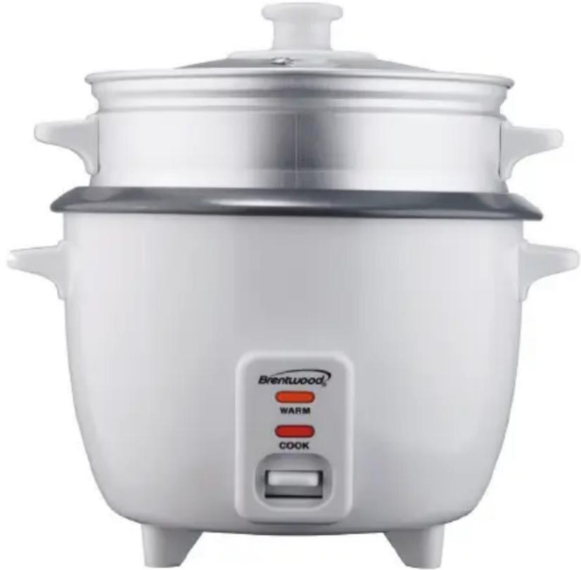 Brentwood TS-600S - OLLA ARROCERA CON VAPORERA CUISEUR À RIZ AVE CUISEUR VAPEUR - 1