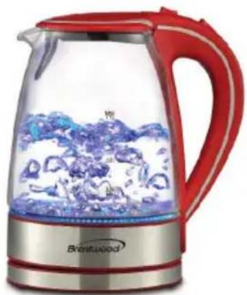 Brentwood KT-1900PR - BOUILLOIRES ÉLECTRIQUE EN VERRE - 3