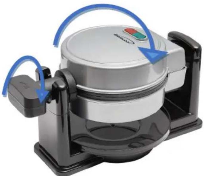 Brentwood TS-231S - GAUFRIER ROTATIF DE 13 CM - 1