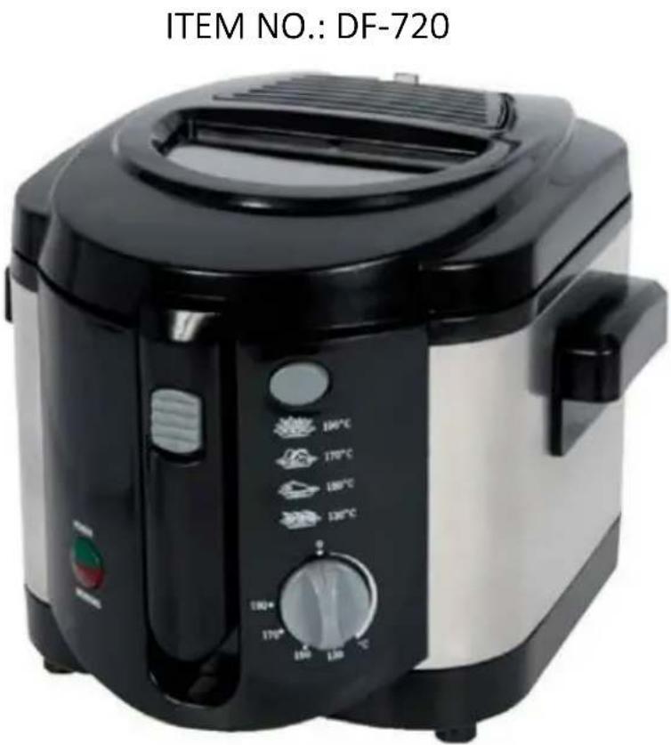 Brentwood DF-720 - DEEP FRYER 2L CAPACITY FREIDORA 2L DE CAPACIDAD / FRITEUSE DE 2L CAPACITÉ - 1