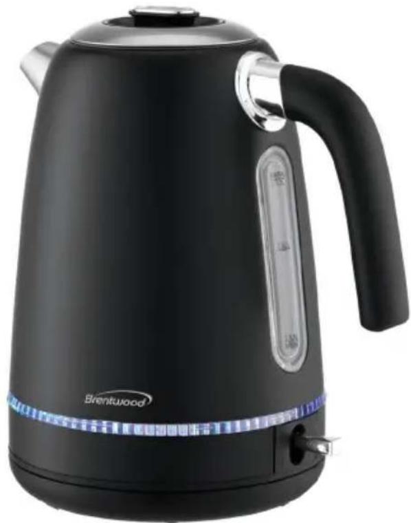 Brentwood KT-1792BK - HERVIDOR ELÉCTRICO DE ACERO INOXIDABLE BOUILLOIRE ÉLECTRIQUE EN ACIER INOXYDABLE - 2