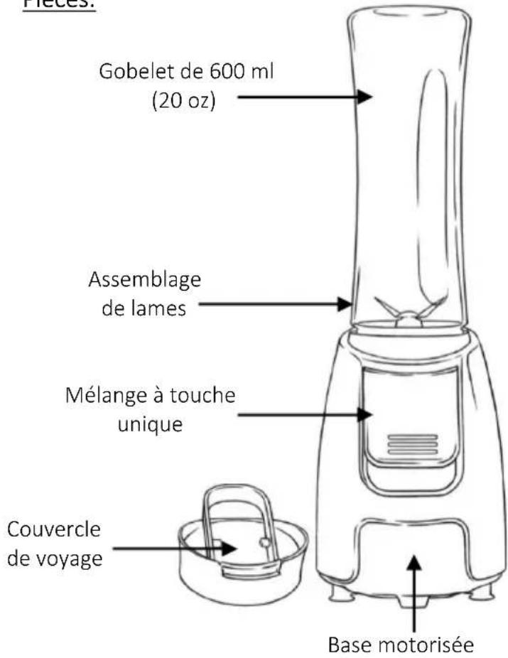 Brentwood JB-196 - LISEZ TOUTES LES INSTRUCTIONS AVANT USAGE - 2