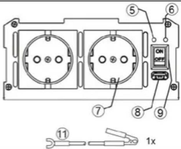 Goobay SPW IT 1000 - Betjeningselementer - 2