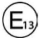 Goobay SPW IT 1000 - ECE-tecken - 1