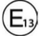 Goobay SPW IT 1000 - ECE-teken - 1