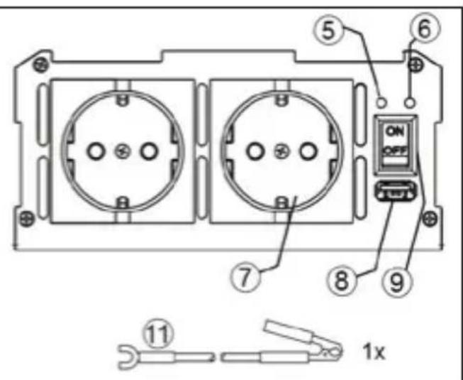 Goobay SPW IT 1000 - Eléments de commande - 2