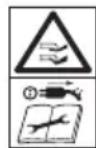 Grizzly ERM 1500-33 LF - Pictogrammes sur l'appareil - 5