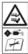 Grizzly ERV 1801-37 ZV - Symbols on the implement - 6
