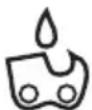 Grizzly EKS 1835-3 - Graphical symbol on the oil tank cap/ Oil level indicator: - 1