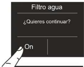 BERTAZZONI REF36BMBIXRT - 6) Activar el aviso del filtro de agua - 3
