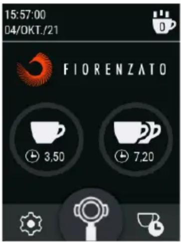 Fiorenzato F4 EVO - Dosierung (einfach / doppelt / kontinuierlich) auf F4 E - 1