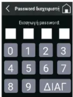 Fiorenzato F4 EVO - Κωδικός Πρόσβασης Διαχειριστή - 1