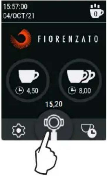 Fiorenzato F4 EVO - Dose dispensing (single / double / continuous) on F4 EVO - 5