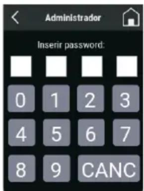 Fiorenzato F4 EVO - Palavra-passe Admin - 1