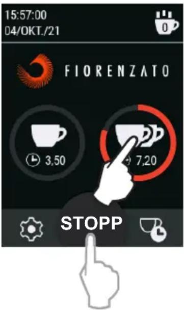 Fiorenzato F4 EVO - Dosierung (einfach / doppelt / kontinuierlich) auf F4 E - 2