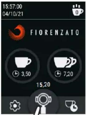 Fiorenzato F4 EVO - F4 EVO上的剂量供应(单份/双份/持续) - 6