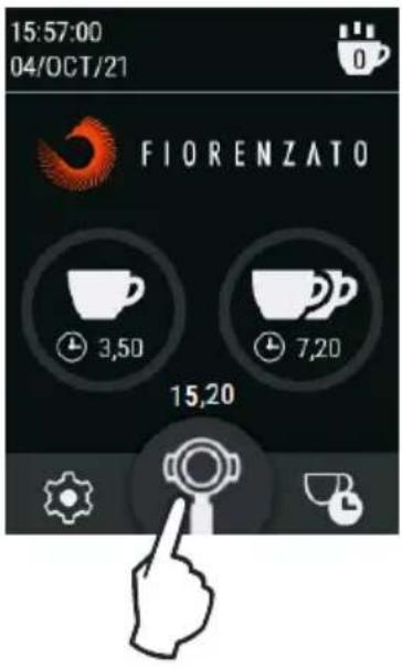 Fiorenzato F4 EVO - Distribution de la dose (simple / double / continue) sur F4 EVO - 5