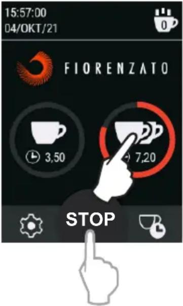 Fiorenzato F4 EVO - Παροχή δόσεων (μονή / διπλή / συνεχής) στο μοντέλο F4 EVO - 2