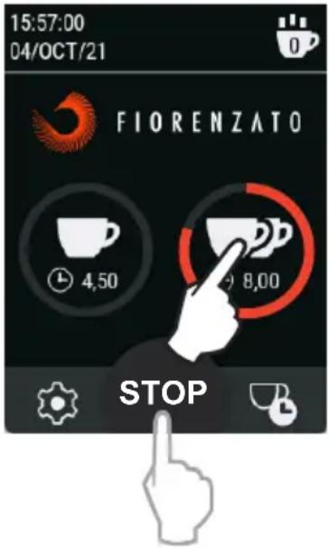 Fiorenzato F4 EVO - Dose dispensing (single / double / continuous) on F4 EVO - 2