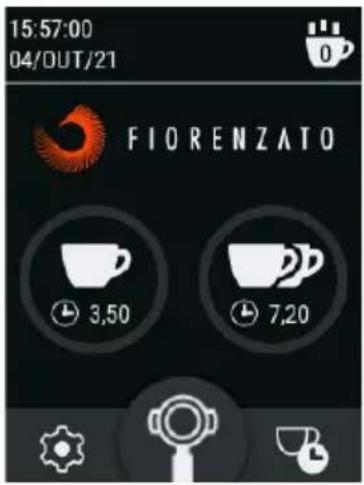 Fiorenzato F4 EVO - Dispensação doses (única / dupla / contínua) no F4 EVO - 6
