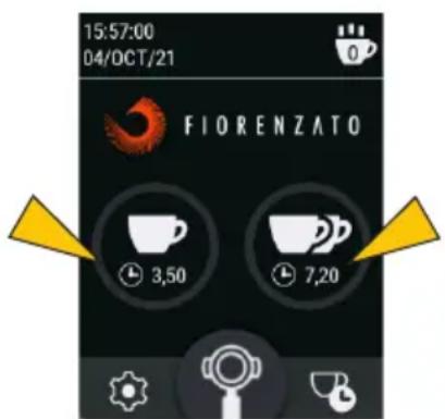 Fiorenzato F4 EVO - Visibilidad Tiempos Dosis - 1
