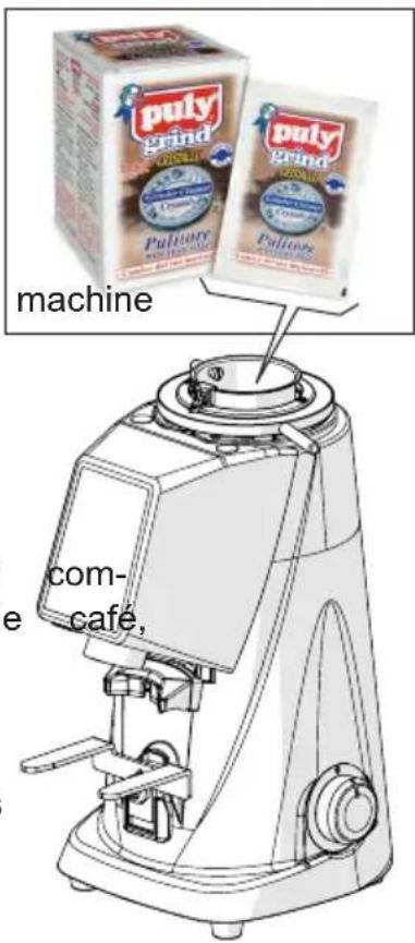 machine puly grind cream Pallions Pallions com- e café,